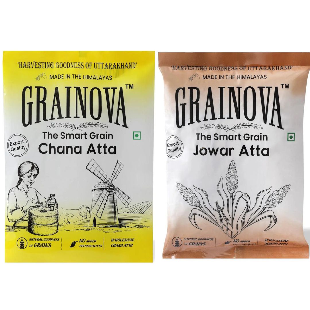 Combo Pack Of Chana Atta and Jowar Atta