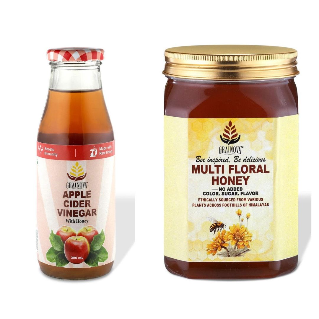 Combo Pack of Apple Cider Vinegar And Honey